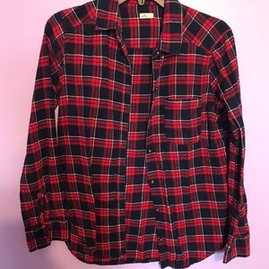 Red and Blue Hollister Flannel